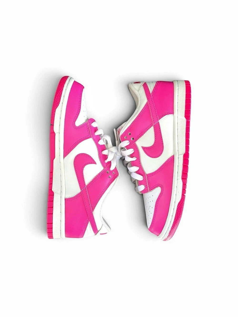 Nike Dunk Low Hyper Pink (Women's) Pink & White Sneakers Girls US 4Y